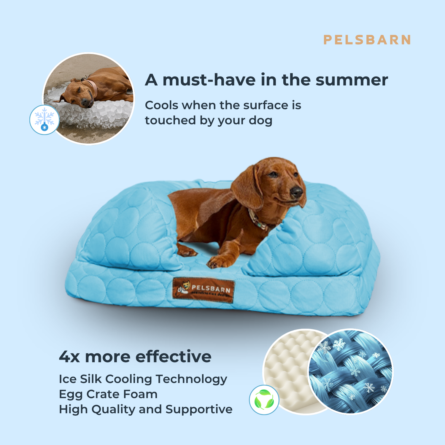 Orthopedic Cooling Dog Bed