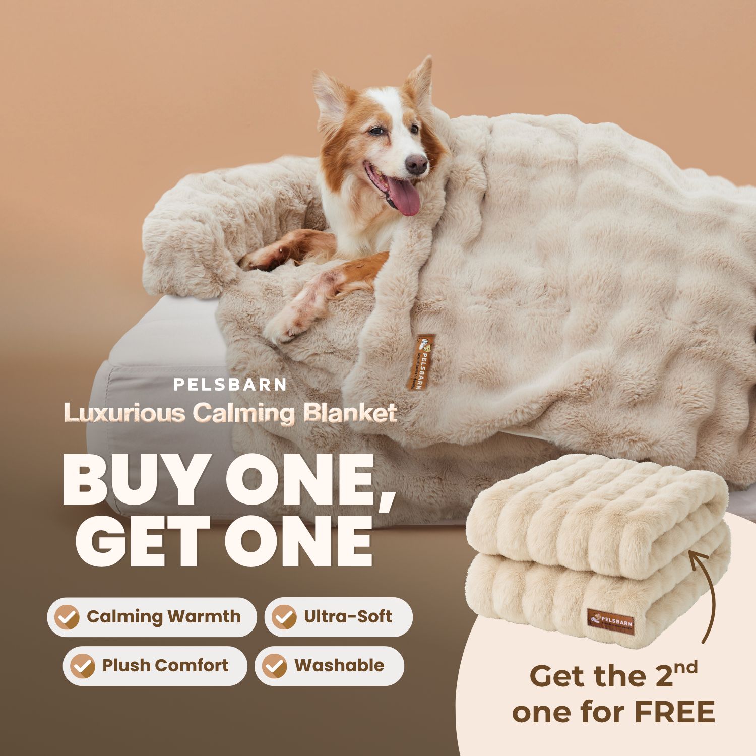 Luxurious Cuddle Calming Blanket ( 1+1 )