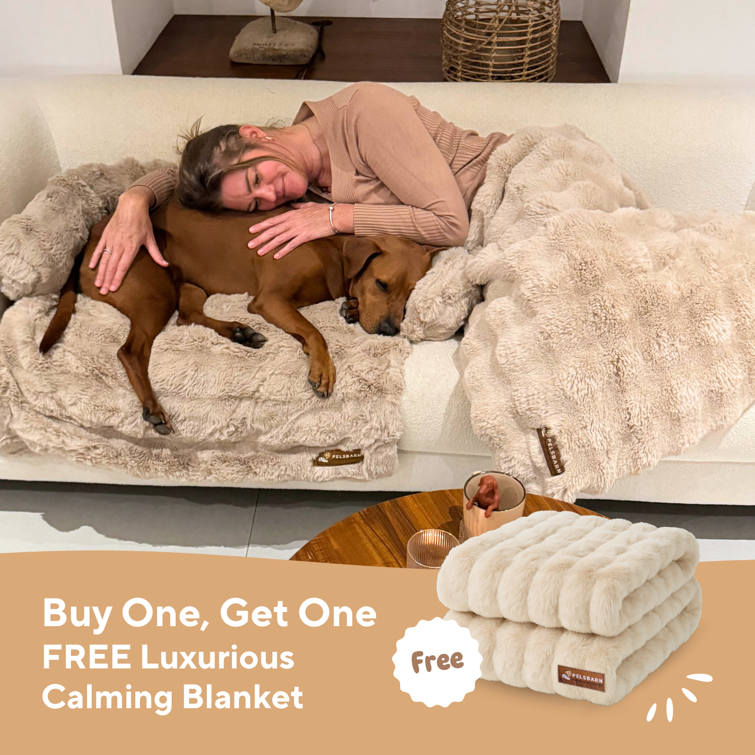 Luxurious Cuddle Calming Blanket ( 1+1 )