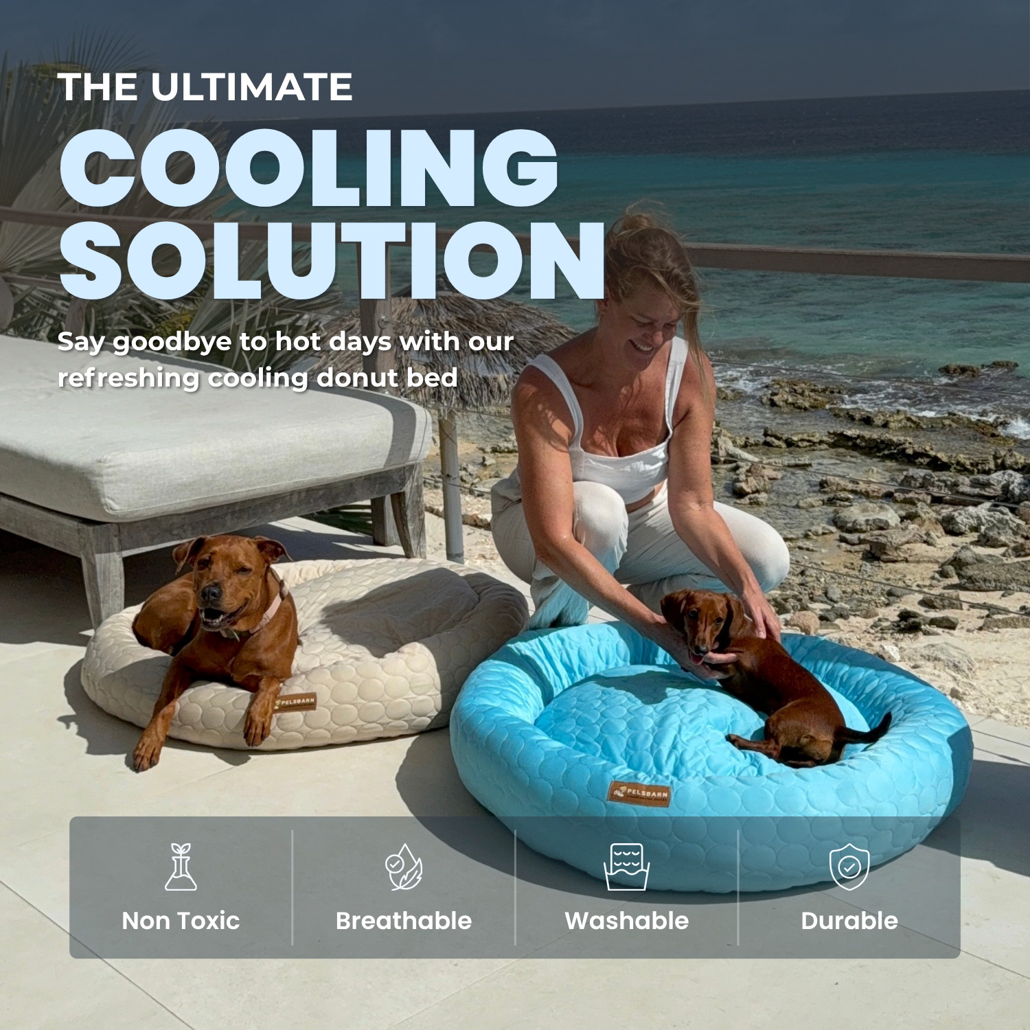 Cooling Donut Bed