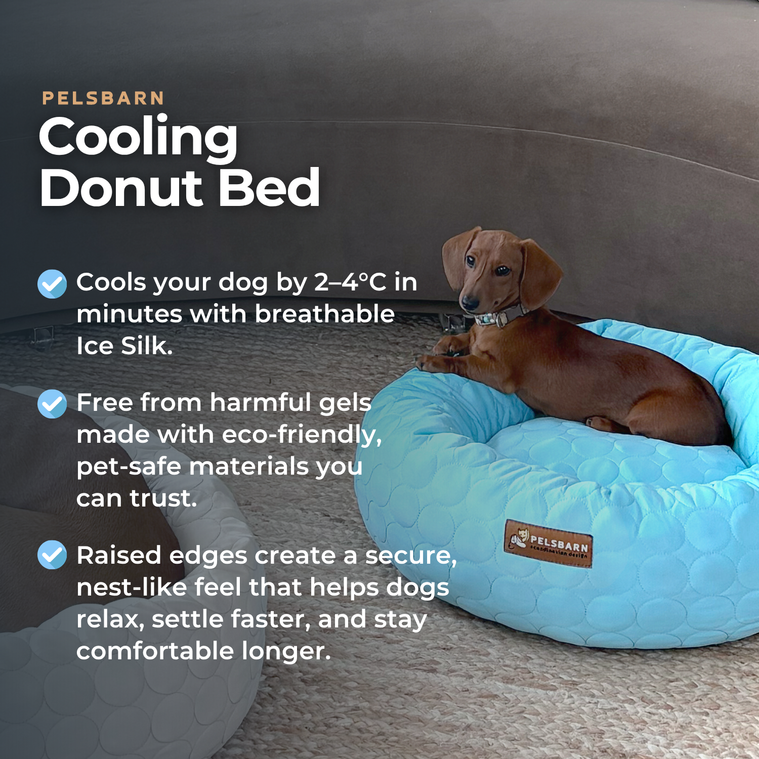 Cooling Donut Bed