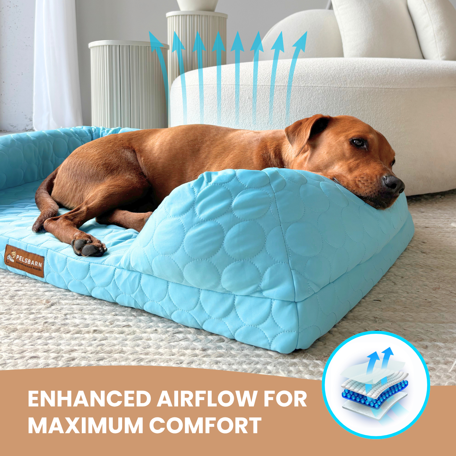 Orthopedic Cooling Dog Bed