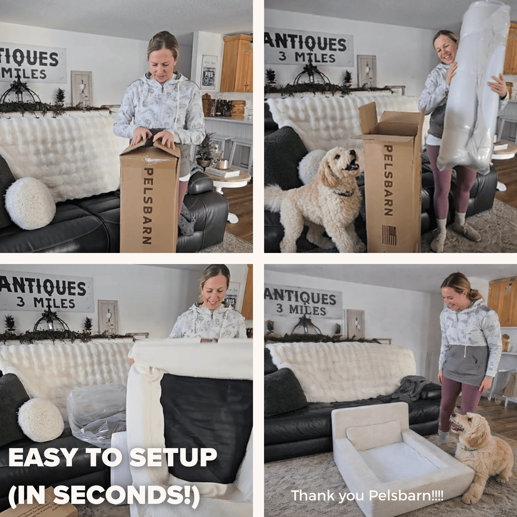 REAL orthopedic bed for dogs (including mattress and pillow)