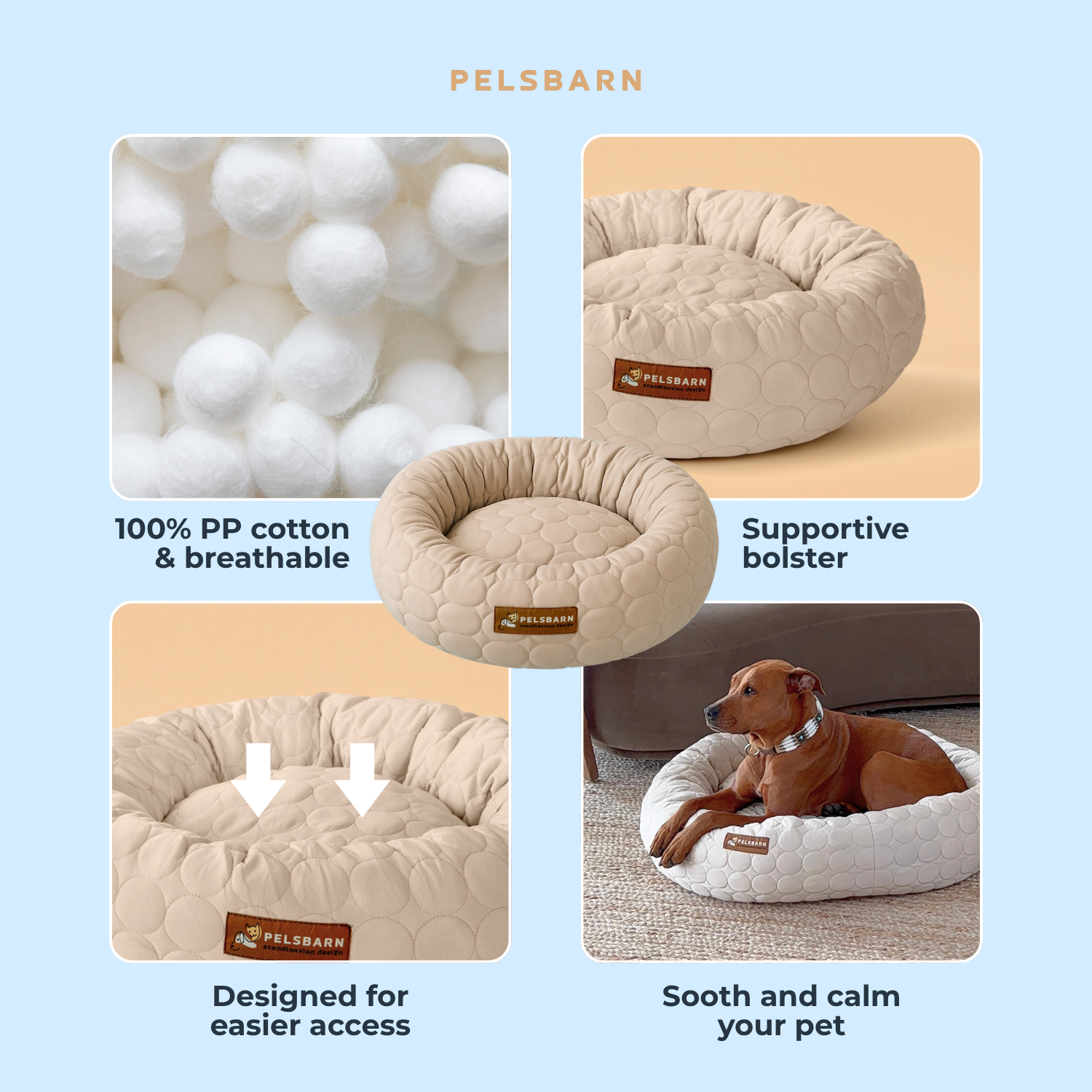 Cooling Donut Bed