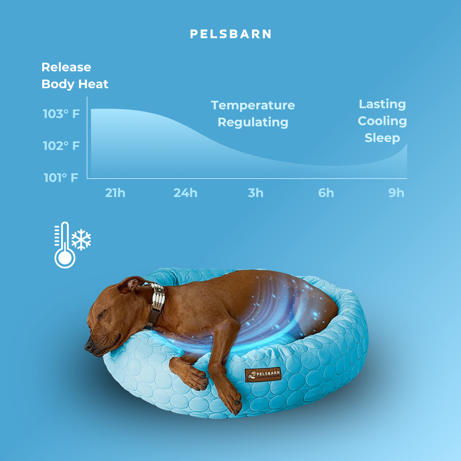 Cooling Donut Bed