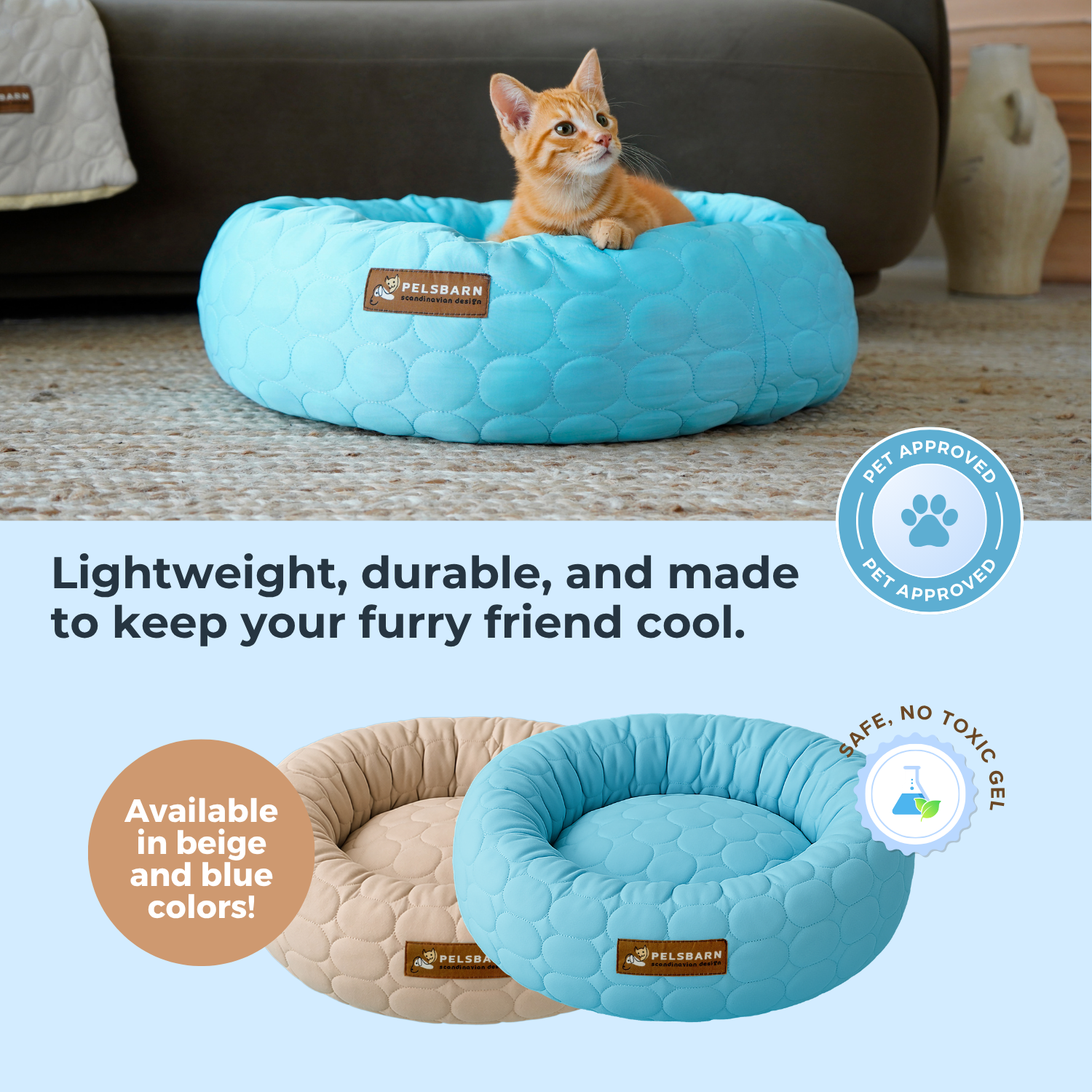Cooling Donut Bed