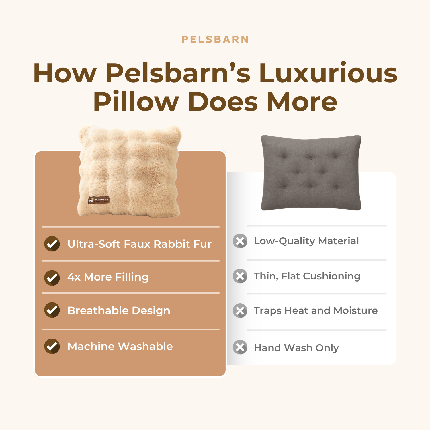 Pelsbarn Luxurious Pillow