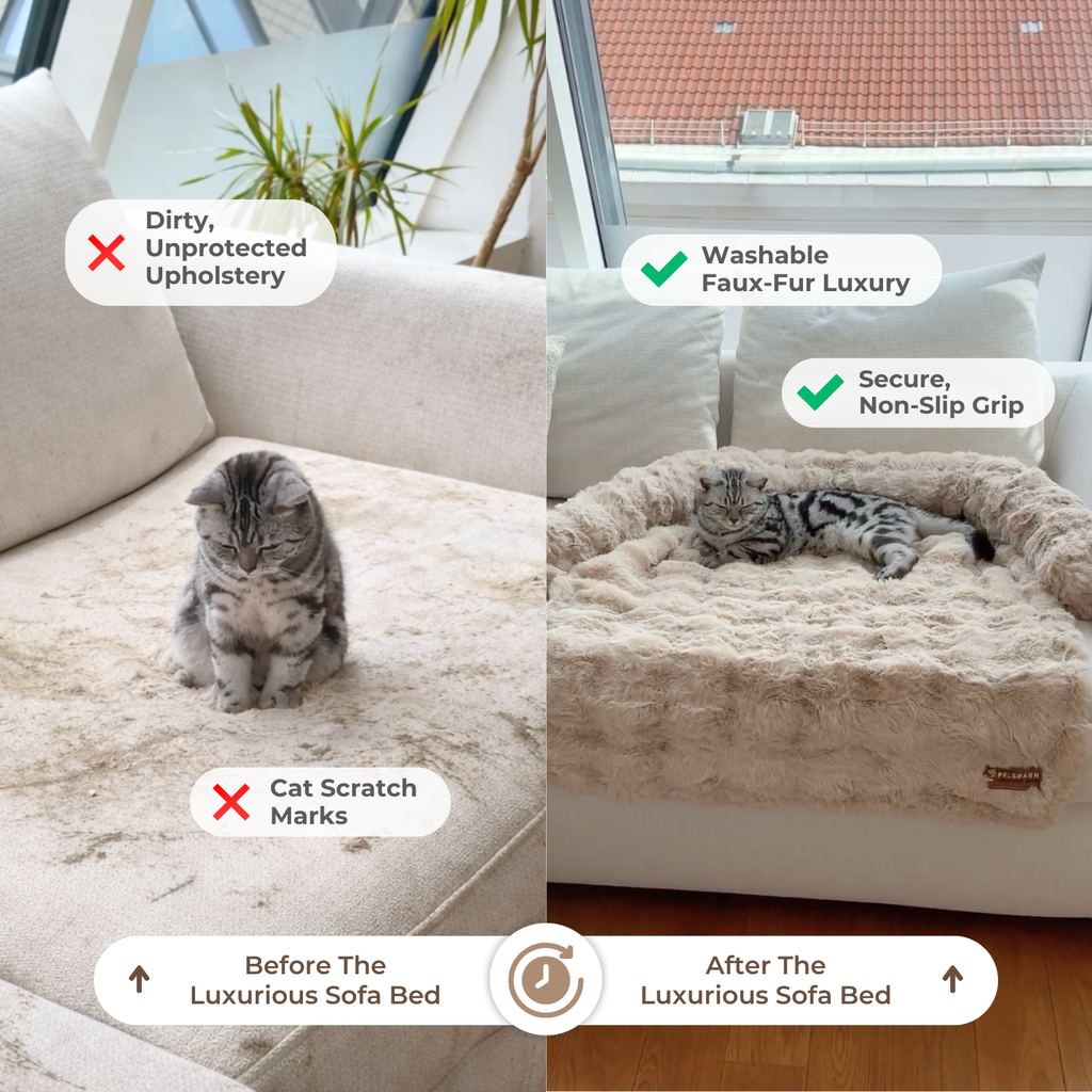 Pelsbarn Luxurious Sofa Bed ( 1+1 ) for Cats