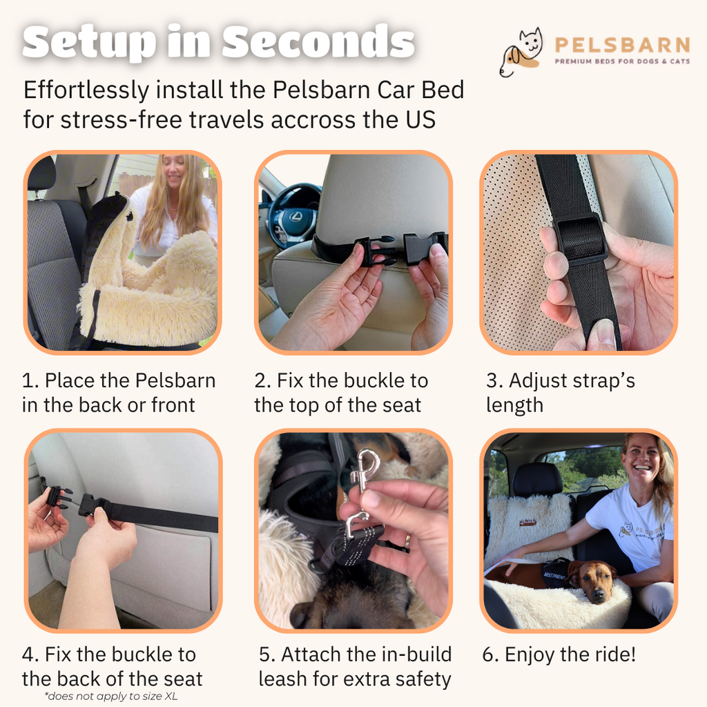 Pelsbarn Comfy Protecting Car Bed 2.0