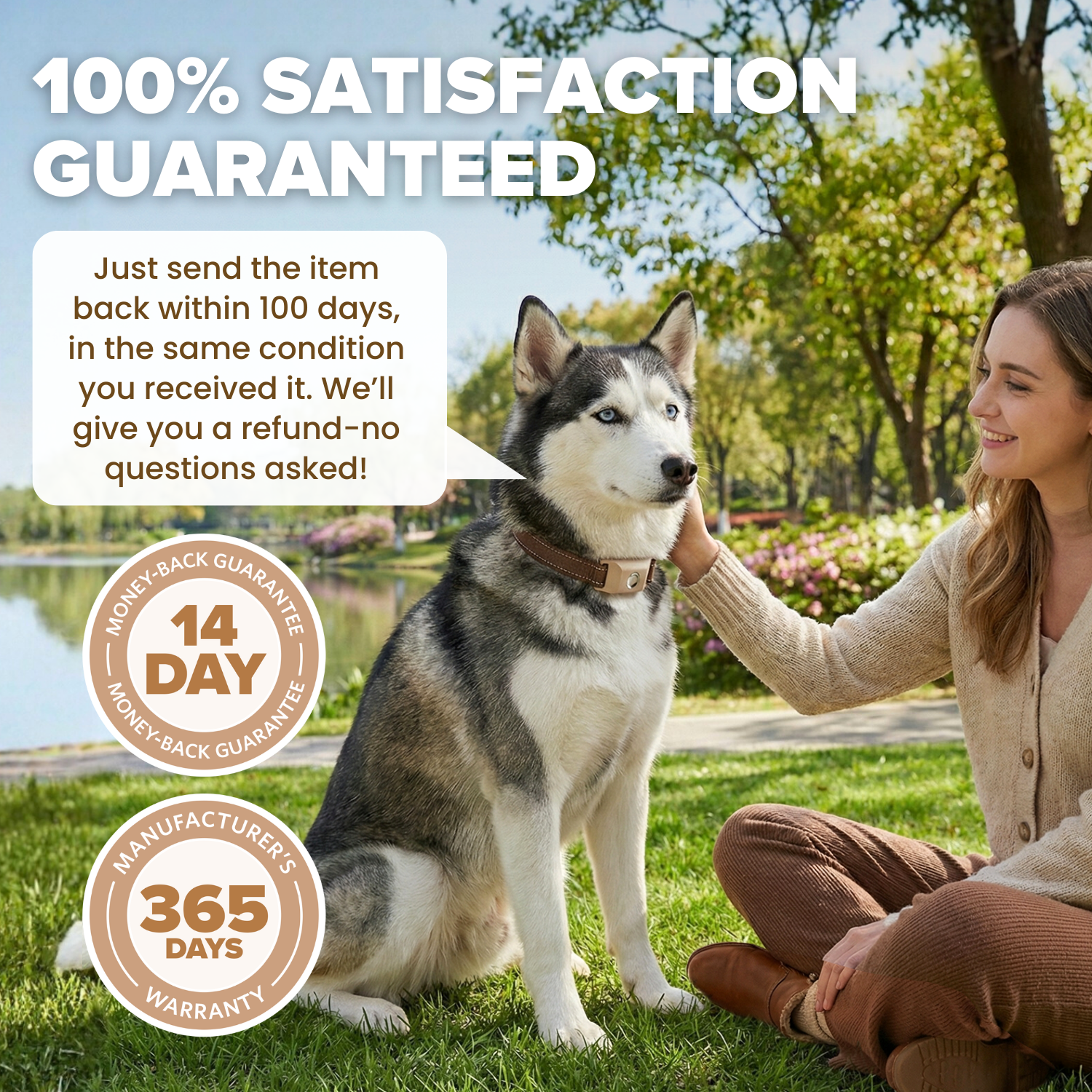 Pelsbarn Natural Flea and Tick Pendant