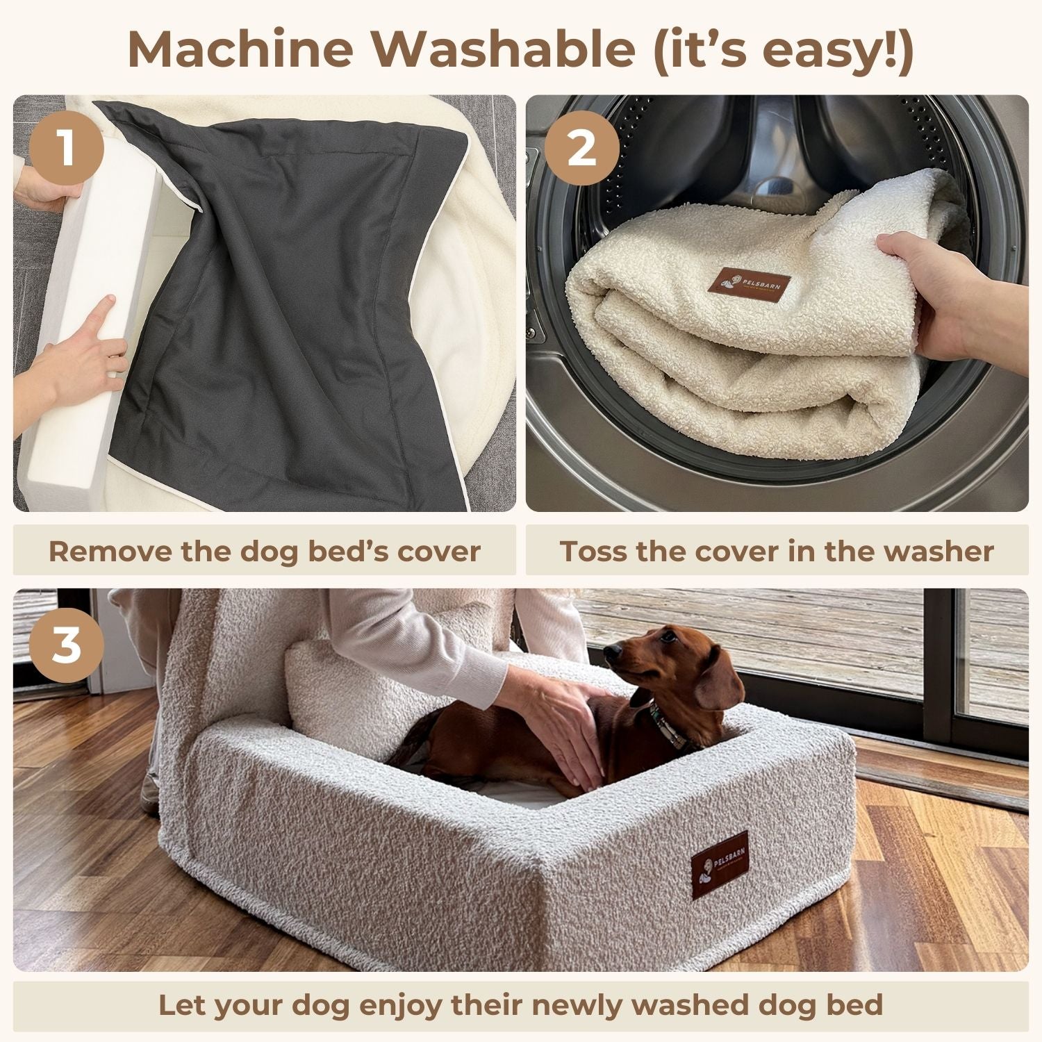 The Real Dog Bed + Free Calming Blanket