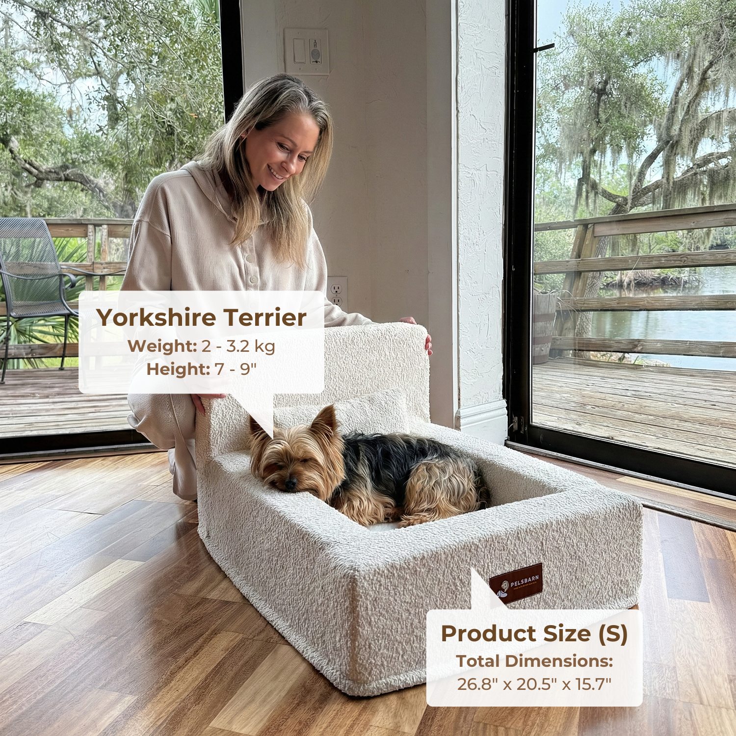 REAL orthopedic bed for dogs (including mattress and pillow)