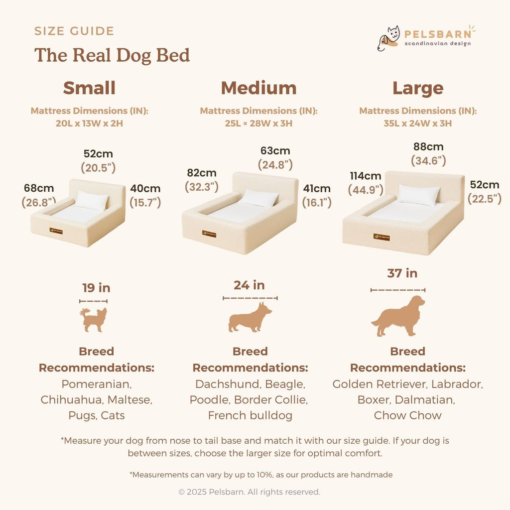 The Real Dog Bed + Free Calming Blanket