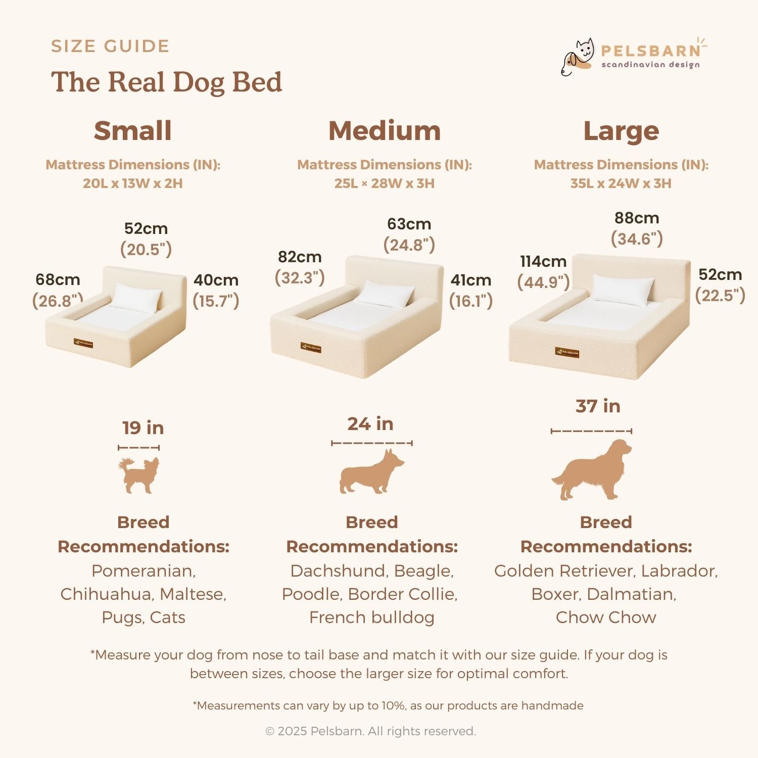 The Real Dog Bed + Free Calming Blanket