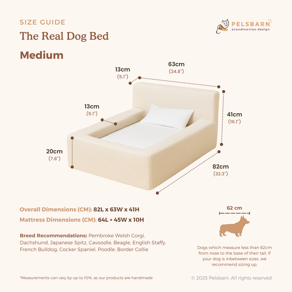 REAL orthopedic bed for dogs (including mattress and pillow)